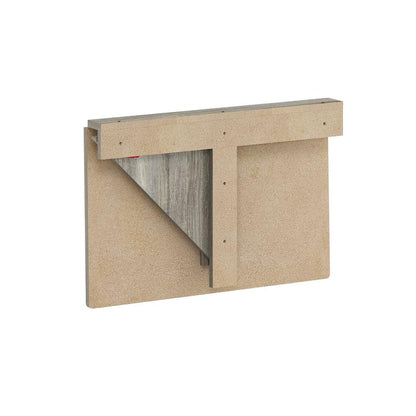 Hermite Wall Mounting Folding Table, French Oak
