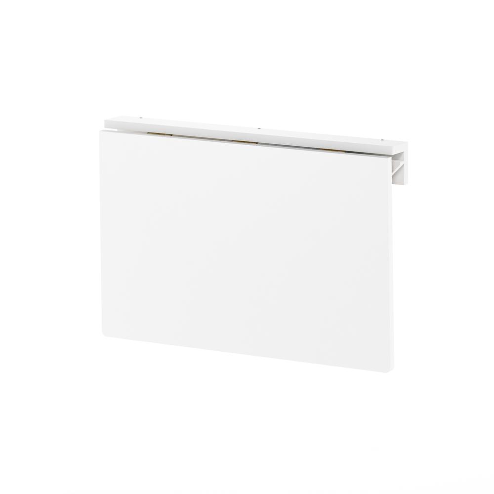 Furinno Hermite Wall Mounting Folding Table, White