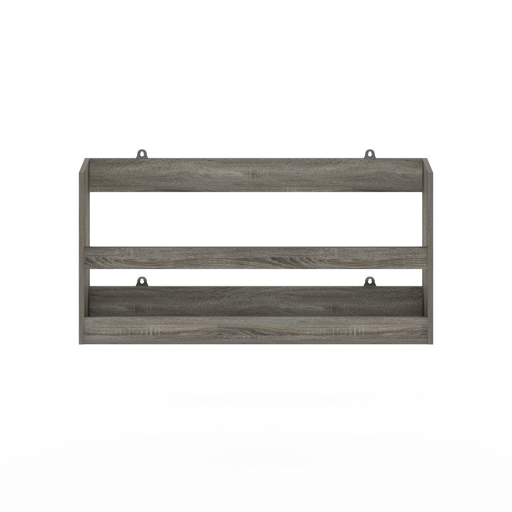 Floating Shelves for Wall, Wall Mounted Shelves, Grey Oak