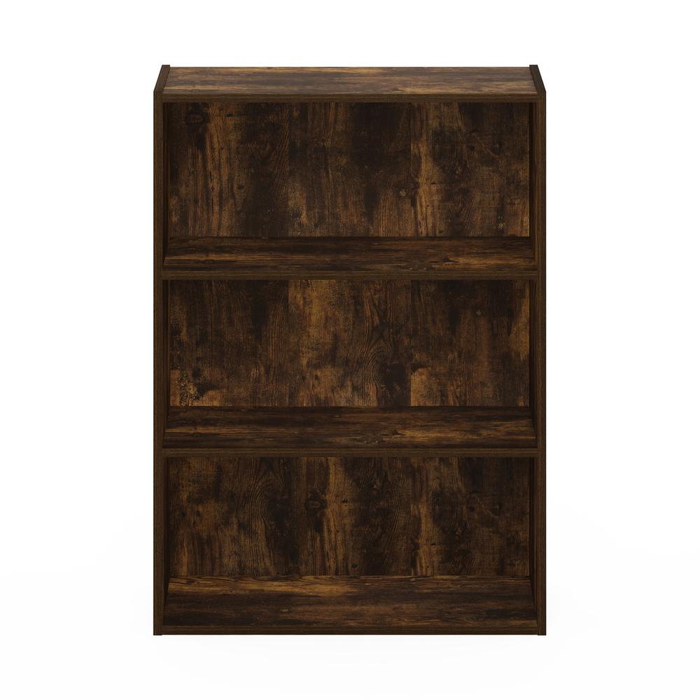 Furinno Pasir 3-Tier Open Shelf, Amber Pine