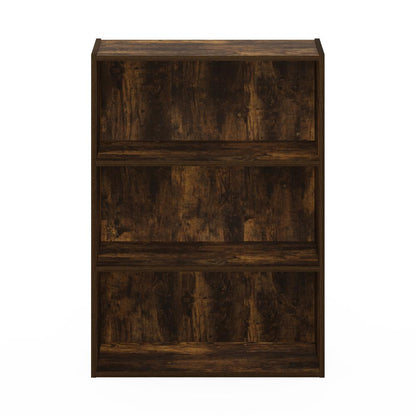 Furinno Pasir 3-Tier Open Shelf, Amber Pine