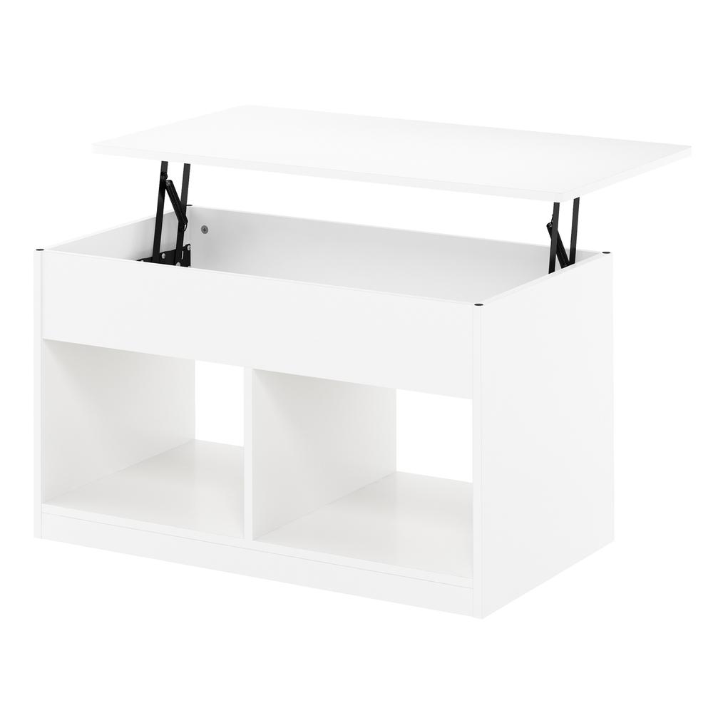 Jensen Lift Top Coffee Table, Solid White
