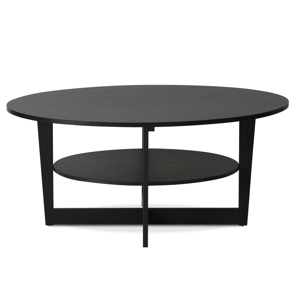 JAYA  Round Coffee Table, Walnut