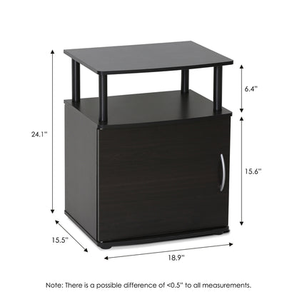 JAYA Utility Design End Table, Set of Two,