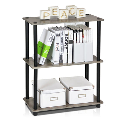 Turn-N-Tube 3-Tier Compact Multipurpose Shelf Display Rack