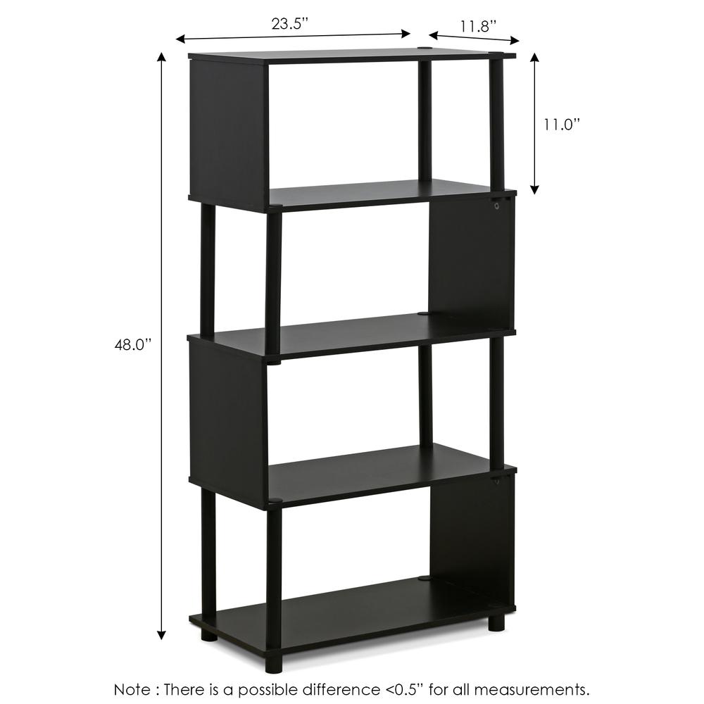 Furinno 5-Tier Flexi Rack, Espresso