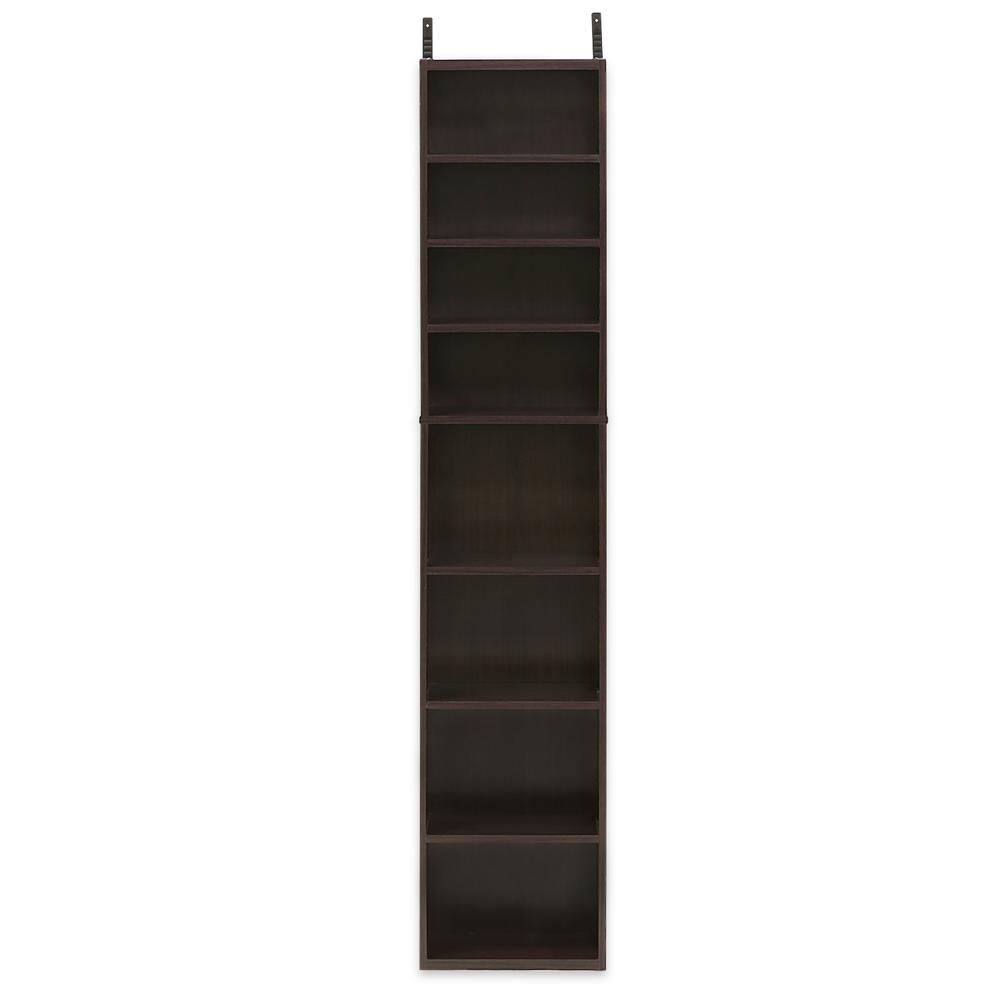 Furinno Indo 8-Tier Media Tower, Espresso 16074EX