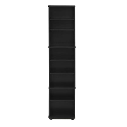 Furinno JAYA Space Saving Multimedia Storage Tower, Espresso 17057EX