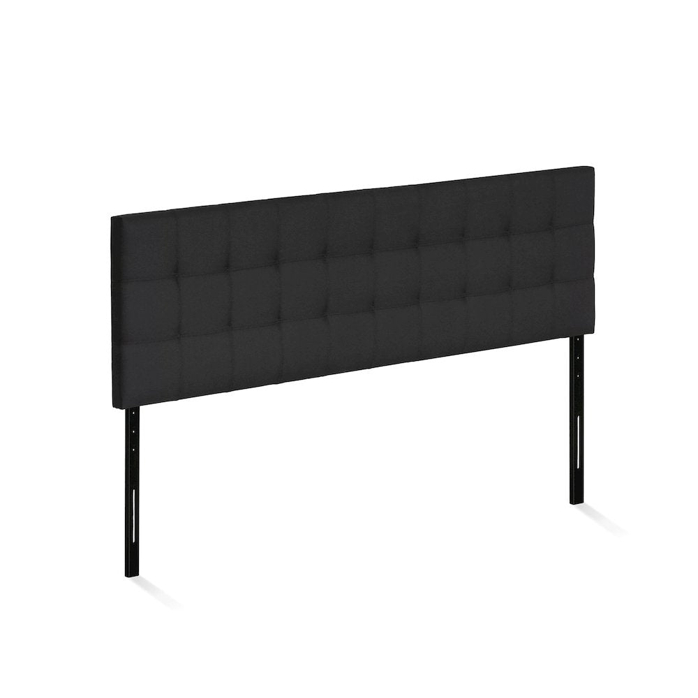 ROANNE King Headboard, Upholstered Tufted Headboard, for Bedroom, Plain Black