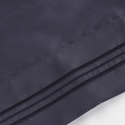 Furinno Angeland Vienne 4-Piece Microfiber Bed Sheet Set, Full, Navy Blue