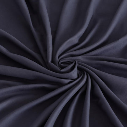 Furinno Angeland Vienne 4-Piece Microfiber Bed Sheet Set, King, Navy Blue