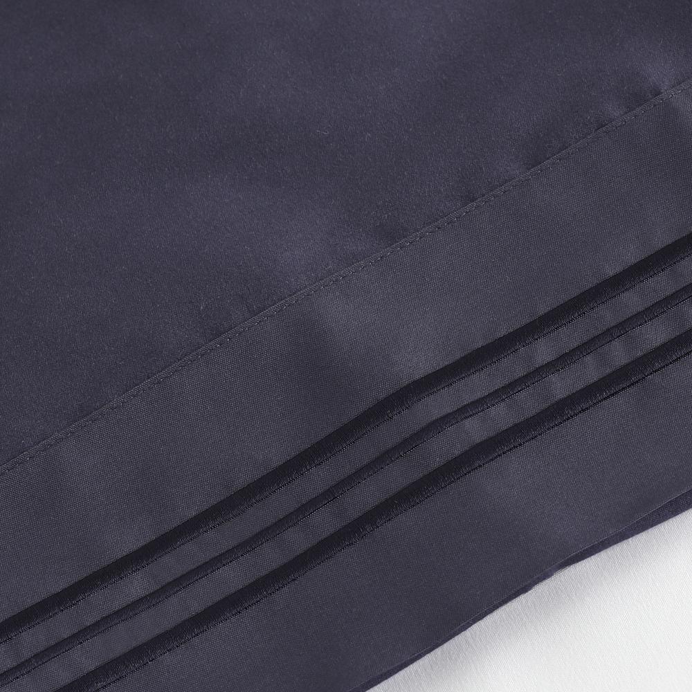 Furinno Angeland Vienne 4-Piece Microfiber Bed Sheet Set, King, Navy Blue