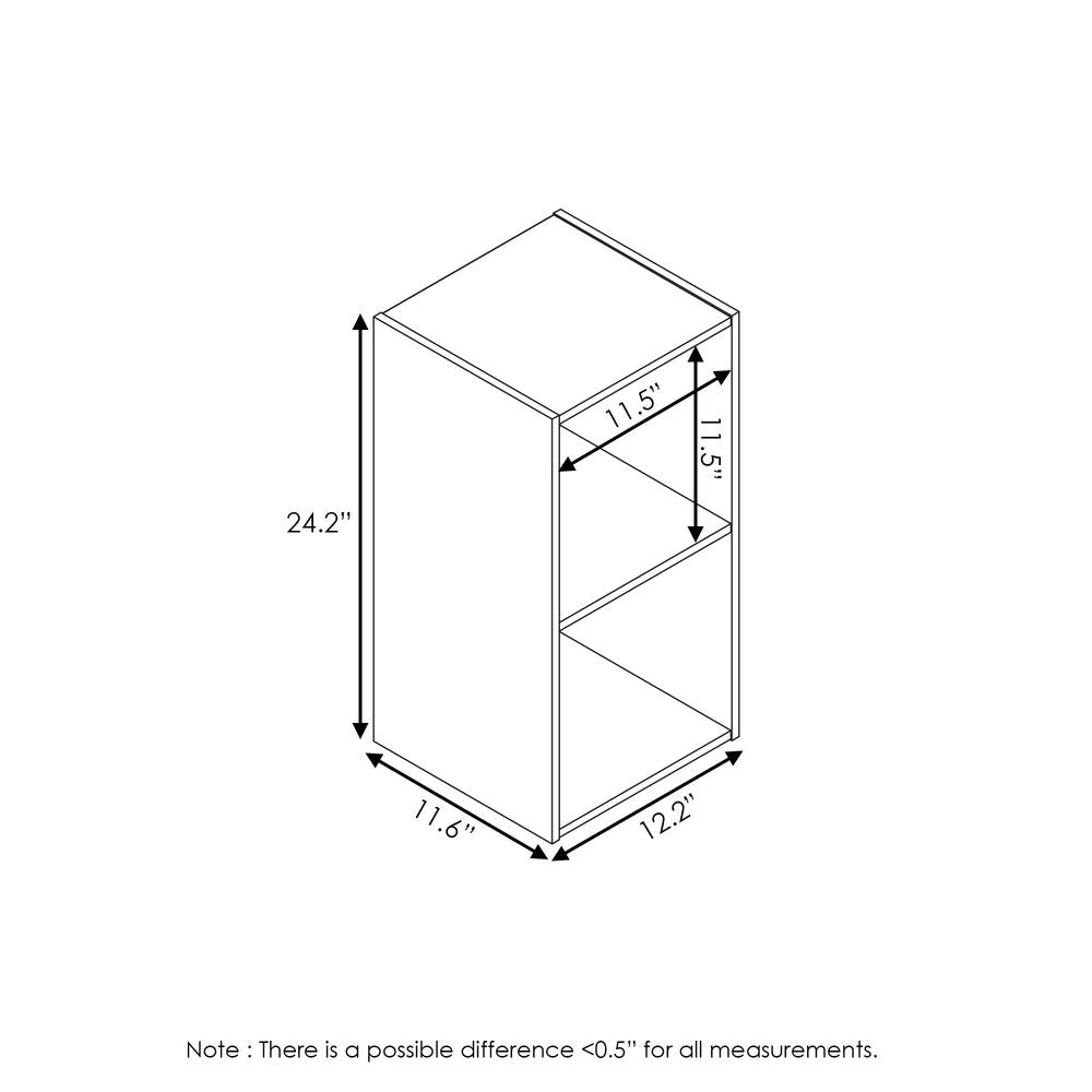 Pelli Cubic Storage Cabinet, 2x1, Espresso, 18049EX