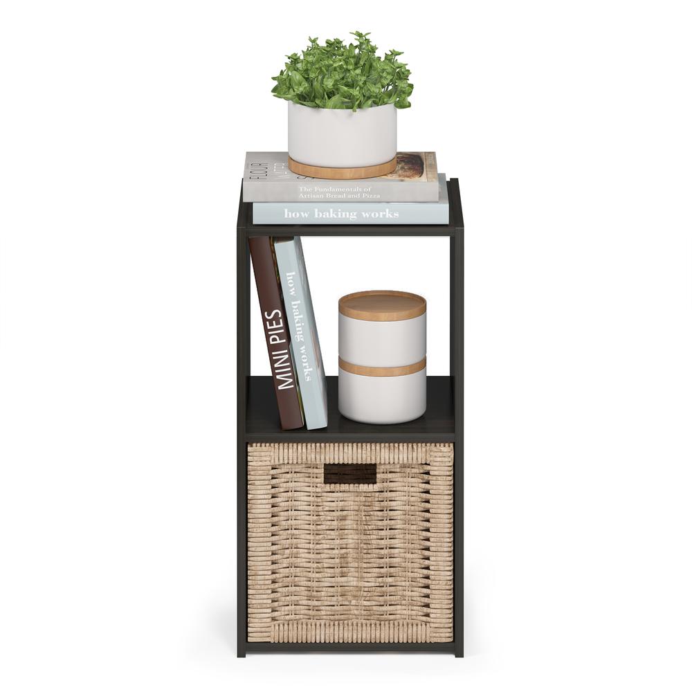 Pelli Cubic Storage Cabinet, 2x1, Espresso, 18049EX