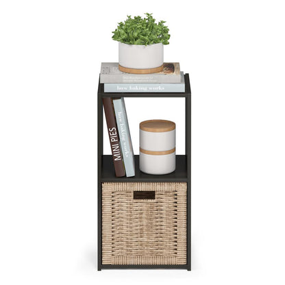 Pelli Cubic Storage Cabinet, 2x1, Espresso, 18049EX