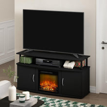 Fireplace Entertainment Center with Doors Storage Cabinet for TV up to 55 Inch
