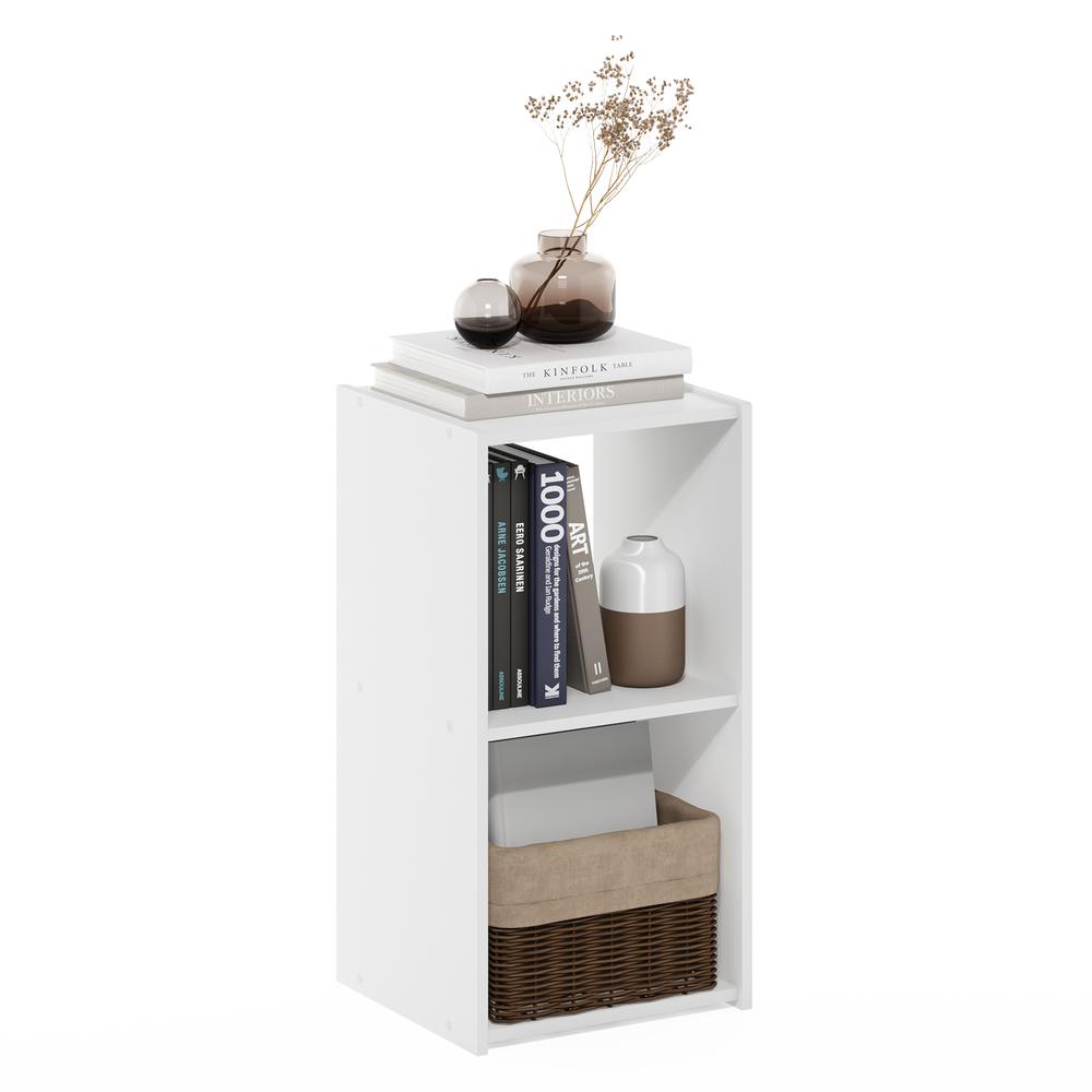 Pelli Cubic Storage Cabinet, 2x1, White