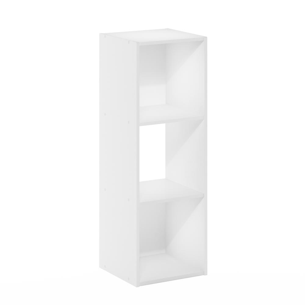 Cubic Storage Cabinet, 3x1, White