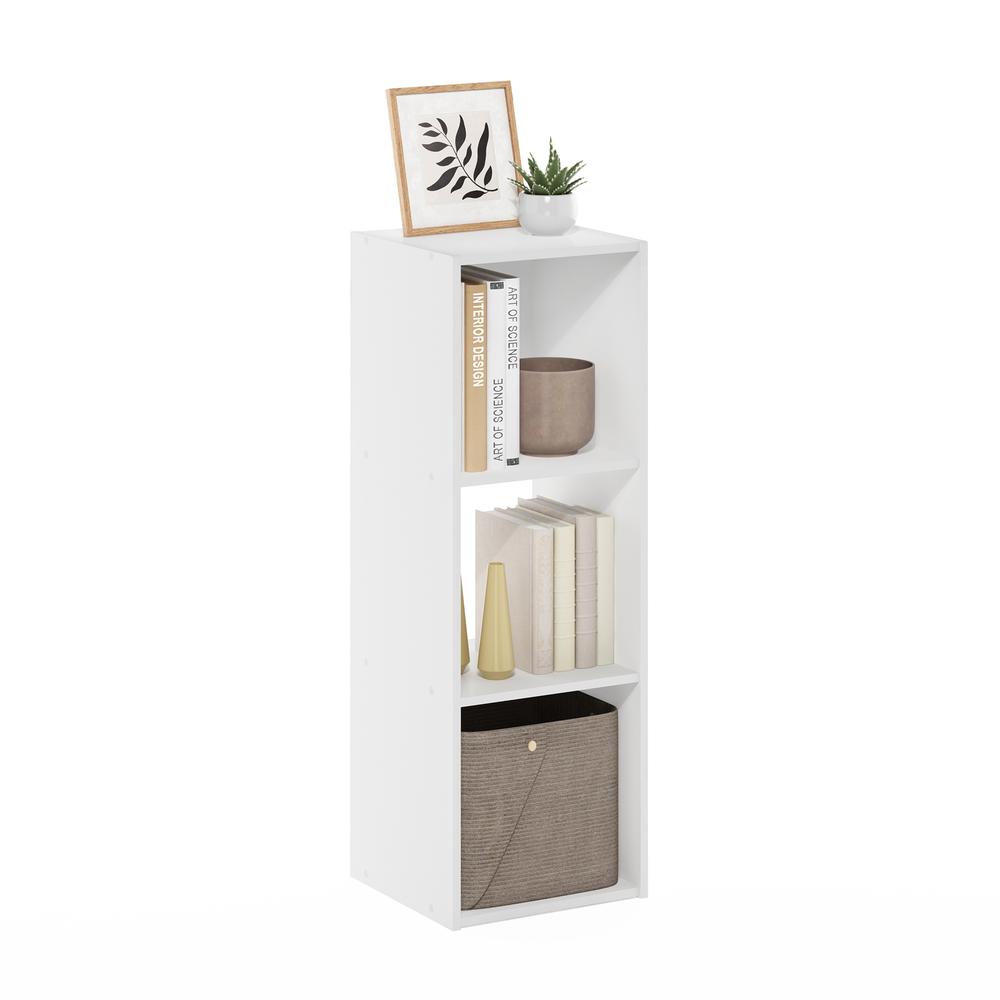 Cubic Storage Cabinet, 3x1, White