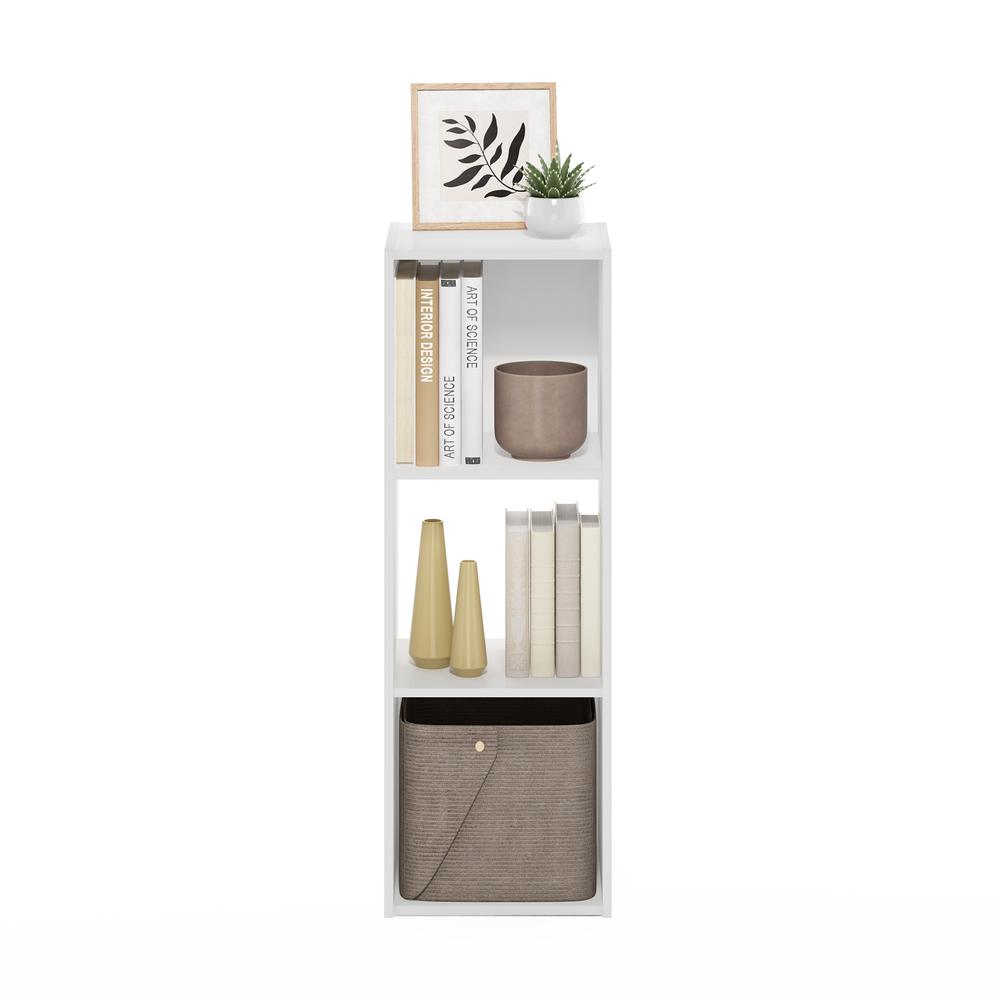 Cubic Storage Cabinet, 3x1, White