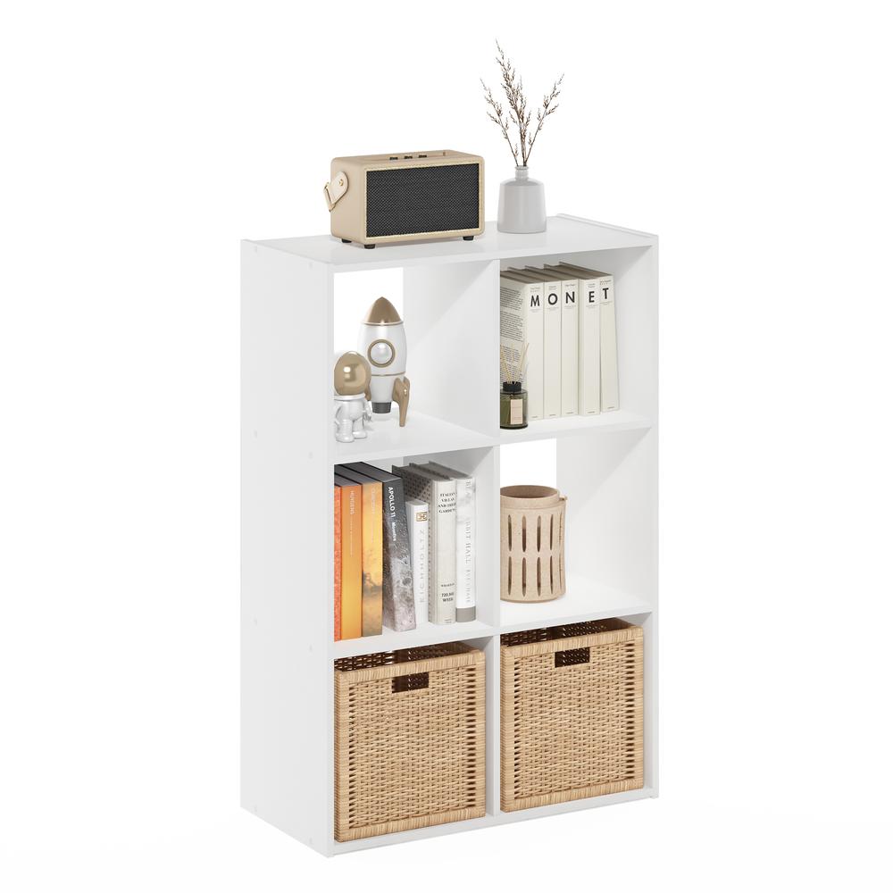 Cubic Storage Cabinet, 3x2, White
