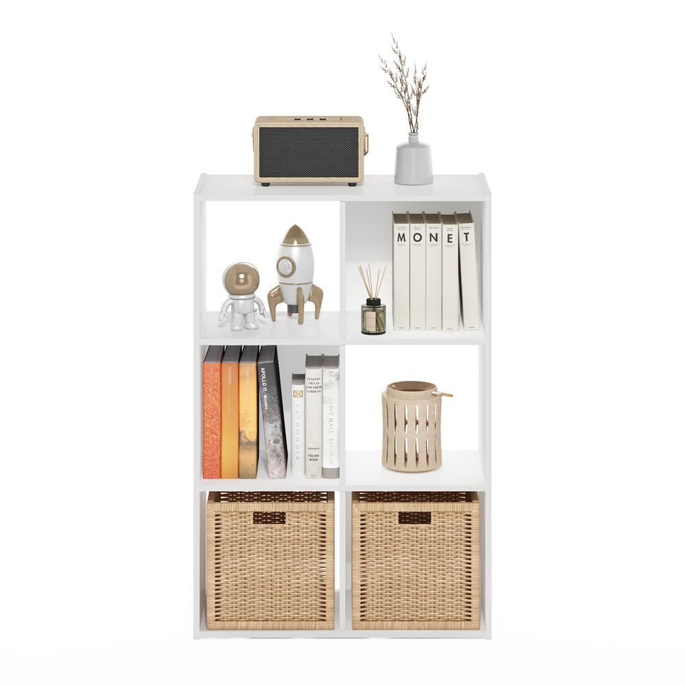 Cubic Storage Cabinet, 3x2, White