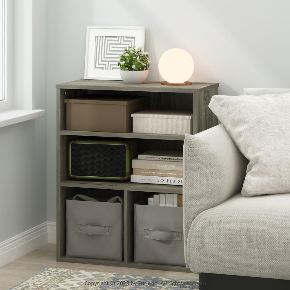 Pasir 3 Tier Display Bookcase, French Oak