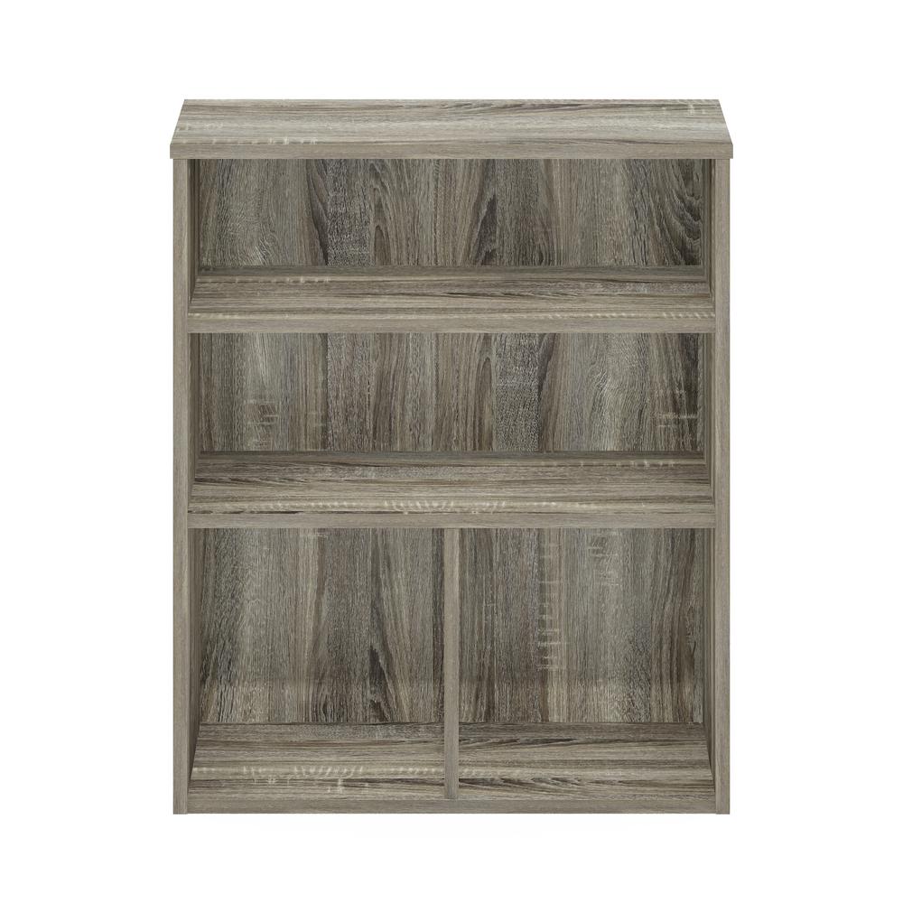 Pasir 3 Tier Display Bookcase, French Oak