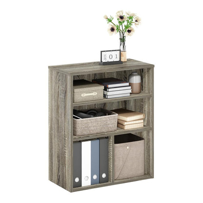 Pasir 3 Tier Display Bookcase, French Oak