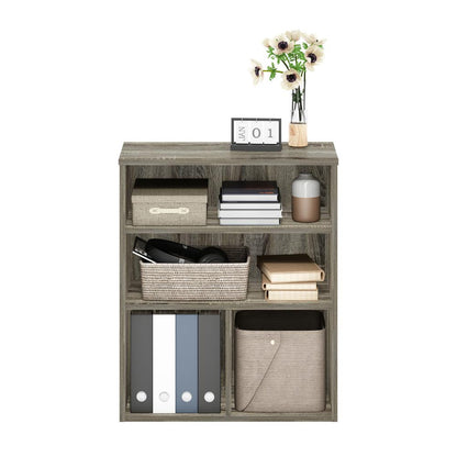 Pasir 3 Tier Display Bookcase, French Oak