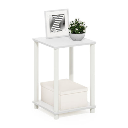 Turn-N-Tube Haydn End Table, White