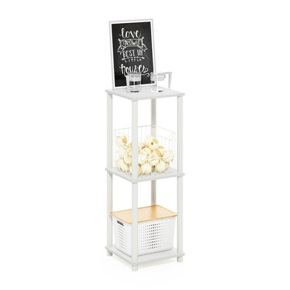 Turn-N-Tube Haydn End Table, White, Set of 2