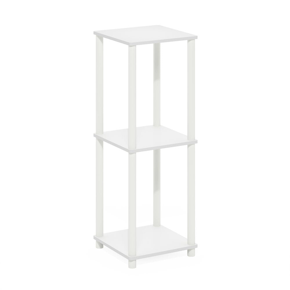 Turn-N-Tube Haydn End Table, White, Set of 2
