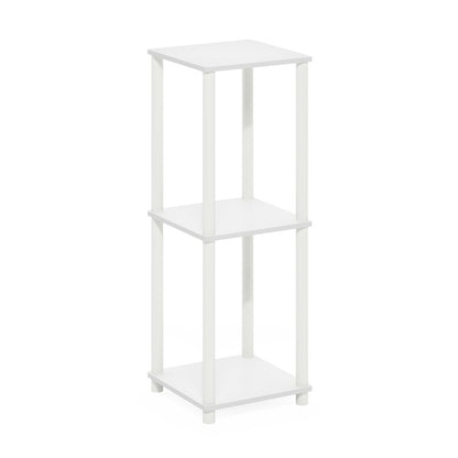 Turn-N-Tube Haydn End Table, White, Set of 2