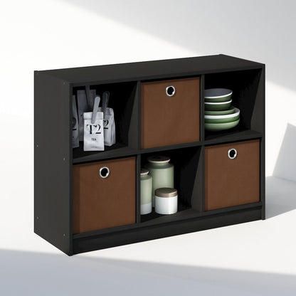 Cubic Multipurpose Clothing & Closet Storage Organizer Shelf with Bin Drawers