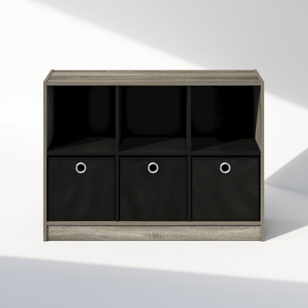 Cubic Multipurpose Clothing & Closet Storage Organizer Shelf with Bin Drawers