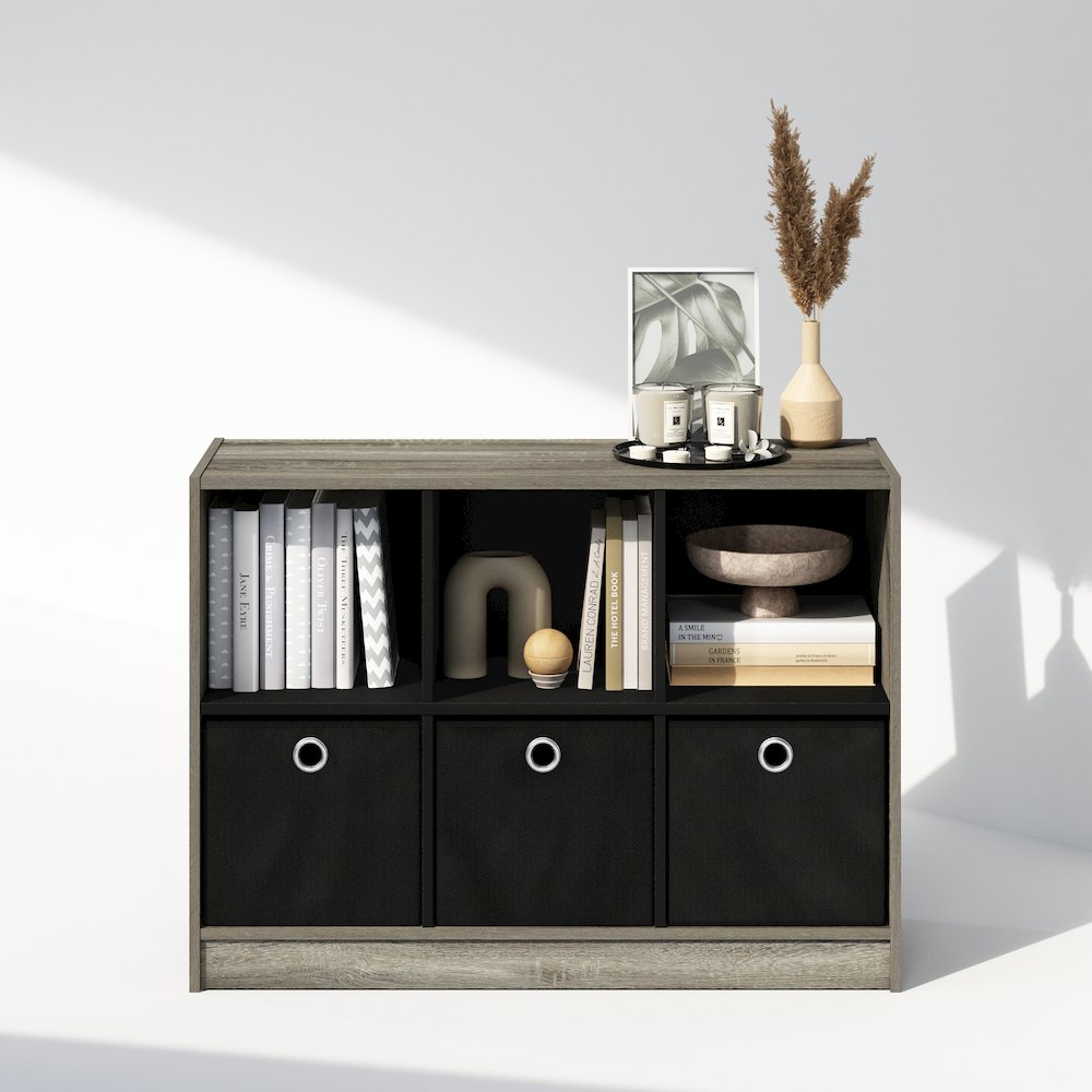 Cubic Multipurpose Clothing & Closet Storage Organizer Shelf with Bin Drawers