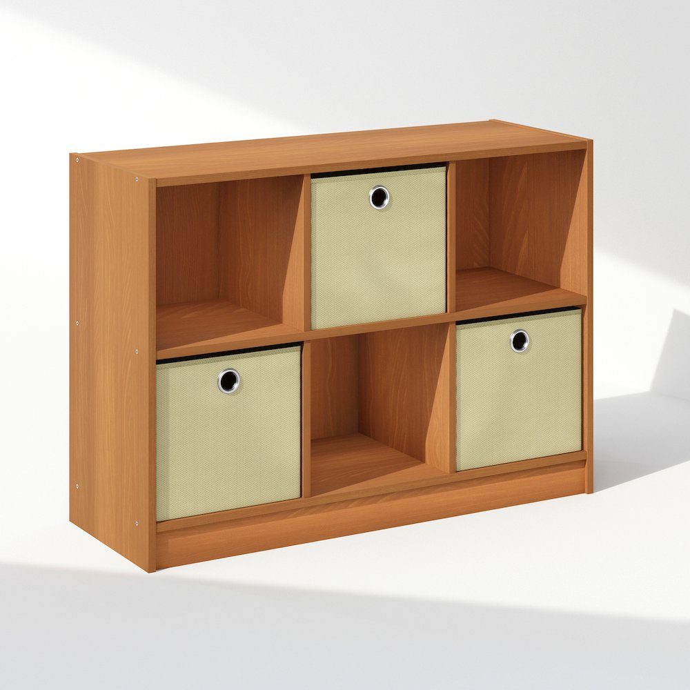 Cubic Multipurpose Clothing & Closet Storage Organizer Shelf with Bin Drawers