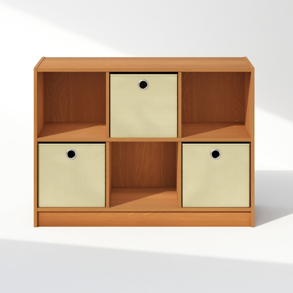 Cubic Multipurpose Clothing & Closet Storage Organizer Shelf with Bin Drawers