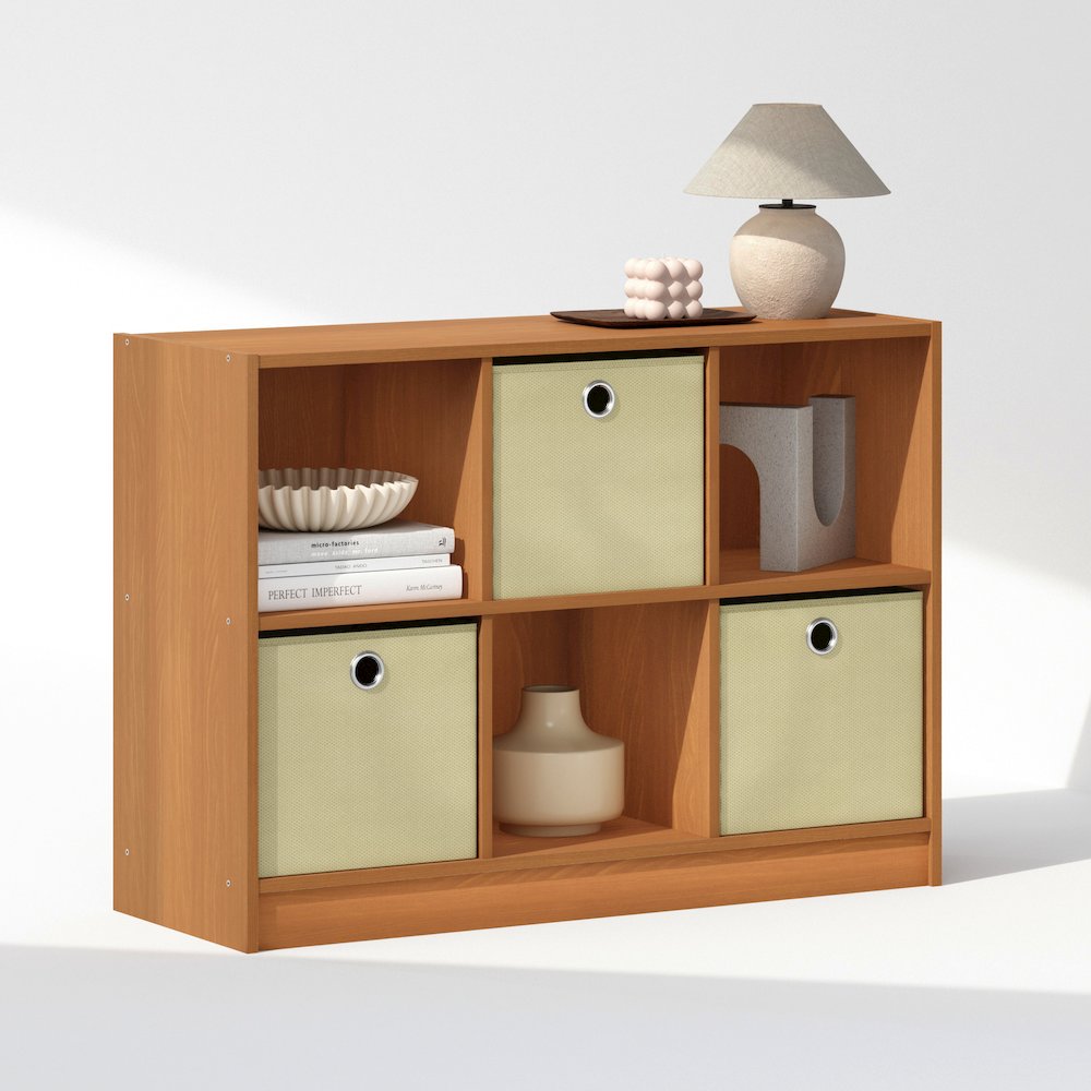 Cubic Multipurpose Clothing & Closet Storage Organizer Shelf with Bin Drawers