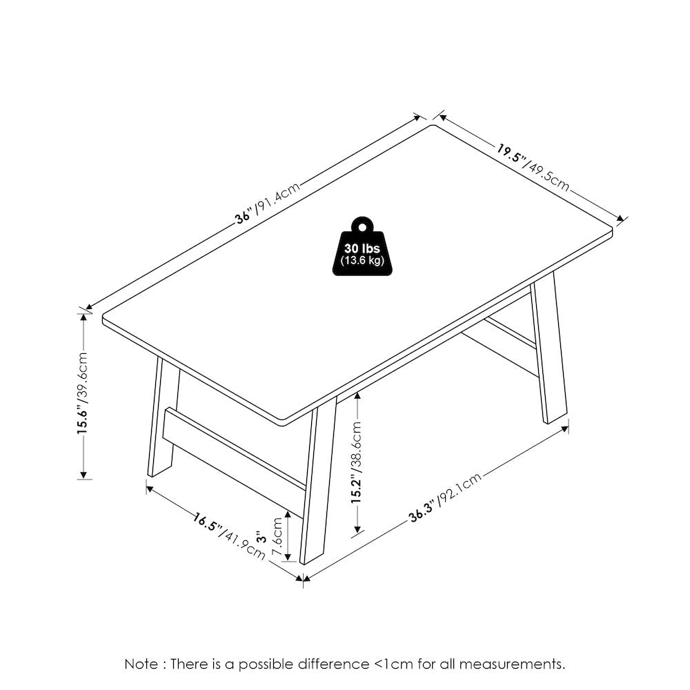 Beginning Coffee Table, White