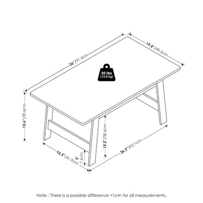 Beginning Coffee Table, White