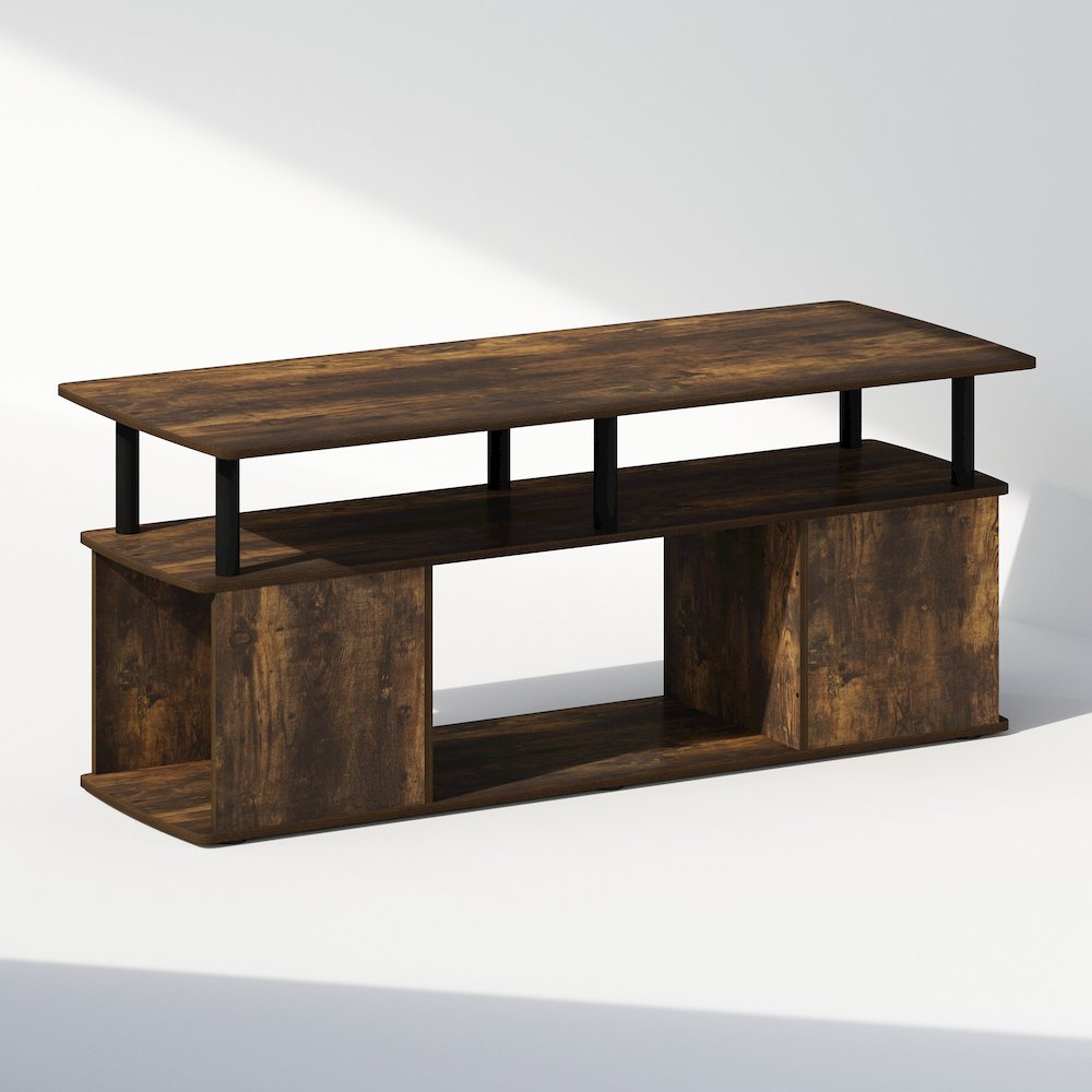 JAYA Utility Design Coffee Table, Amber Pine/Black