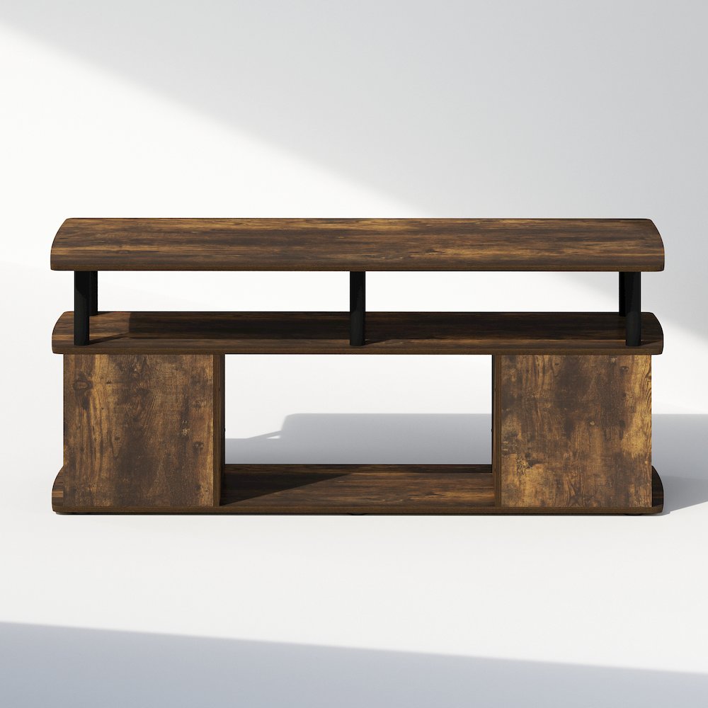 JAYA Utility Design Coffee Table, Amber Pine/Black