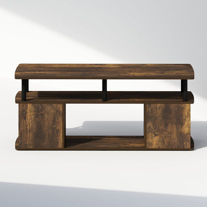 JAYA Utility Design Coffee Table, Amber Pine/Black