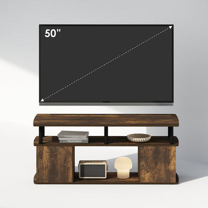 JAYA Utility Design Coffee Table, Amber Pine/Black