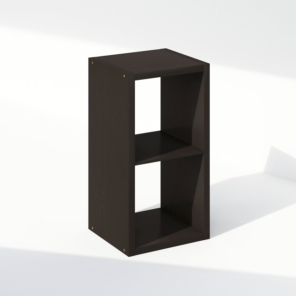 Cubic Open Back Multipurpose Clothing & Closet Storage Organizer Shelf