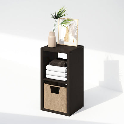 Cubic Open Back Multipurpose Clothing & Closet Storage Organizer Shelf