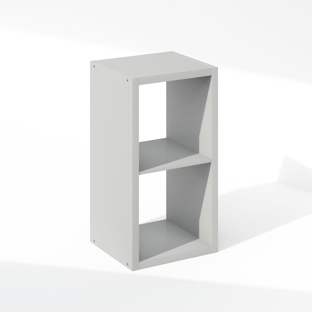 Cubic Open Back Multipurpose Clothing & Closet Storage Organizer Shelf