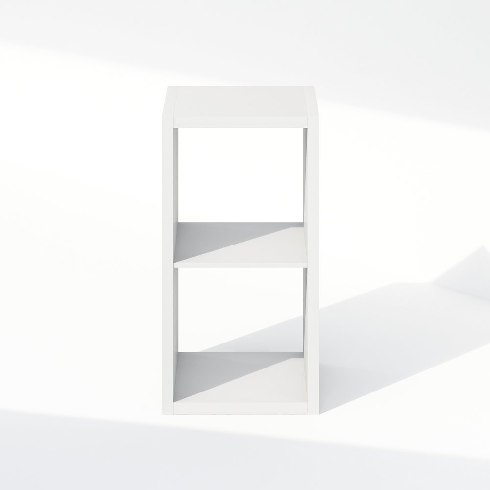 Cubic Open Back Multipurpose Clothing & Closet Storage Organizer Shelf